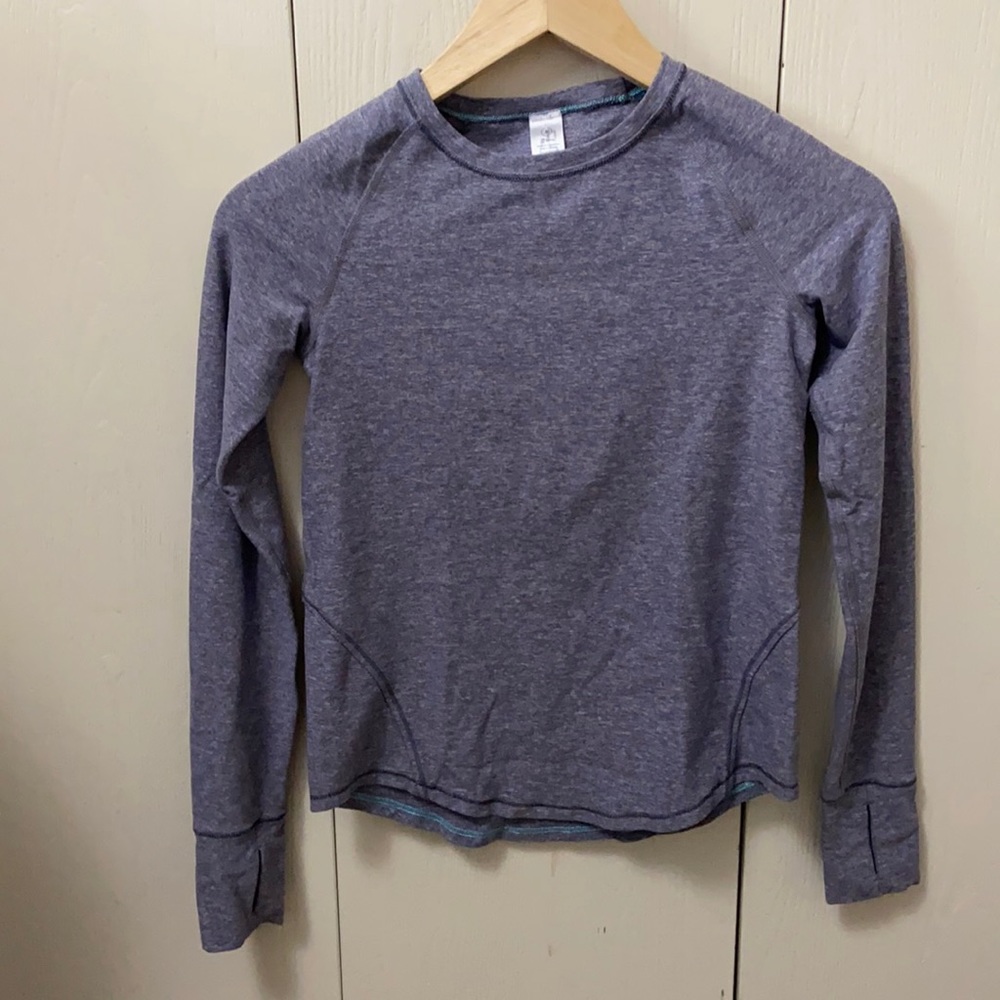 Ivivva Slate Blue-Grey Long Sleeved Tee